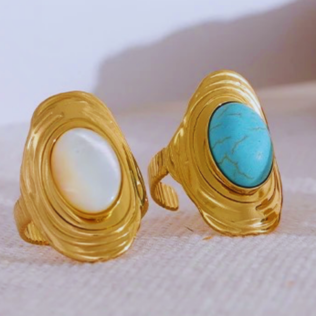 Nefertiti Birthstone Ring