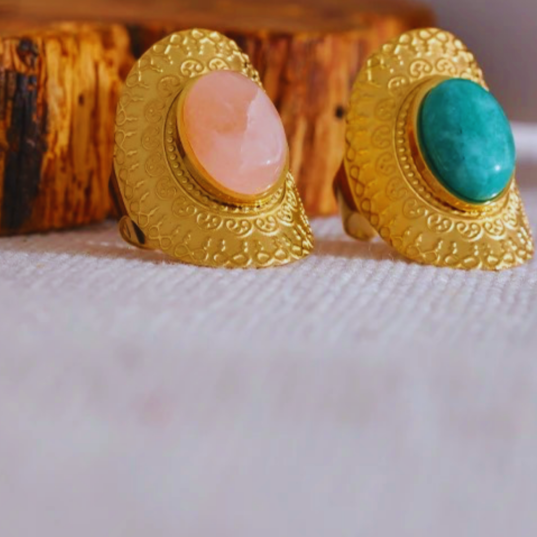 Hathor Birthstone Ring