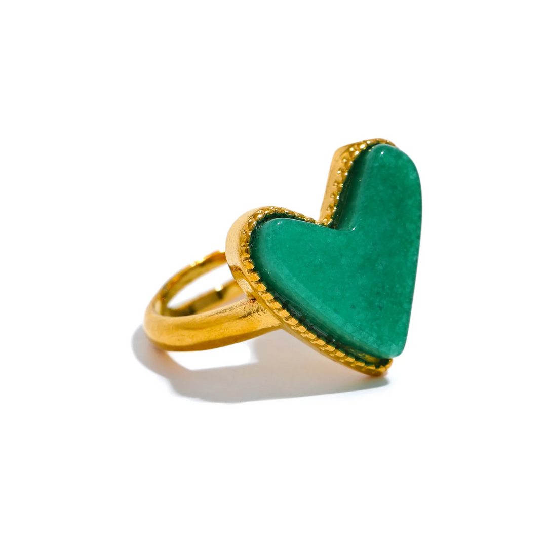 Heartflow Birthstone Ring