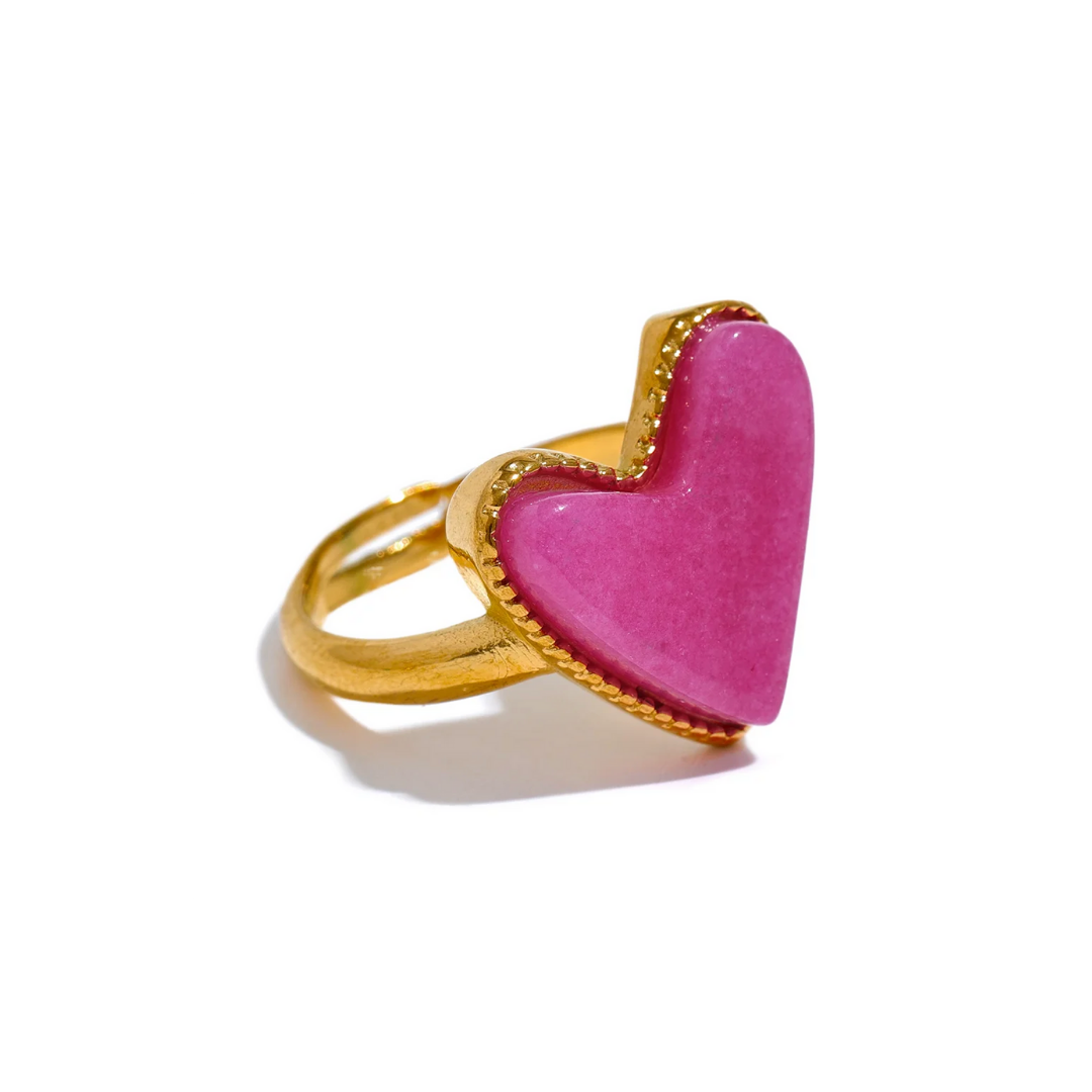 Heartflow Birthstone Ring