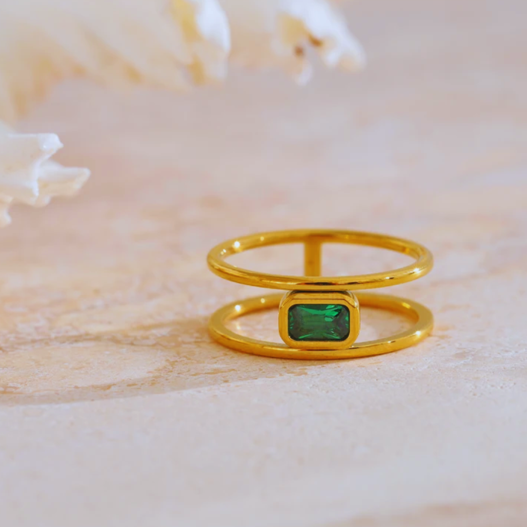 Emergold Birthstone Ring