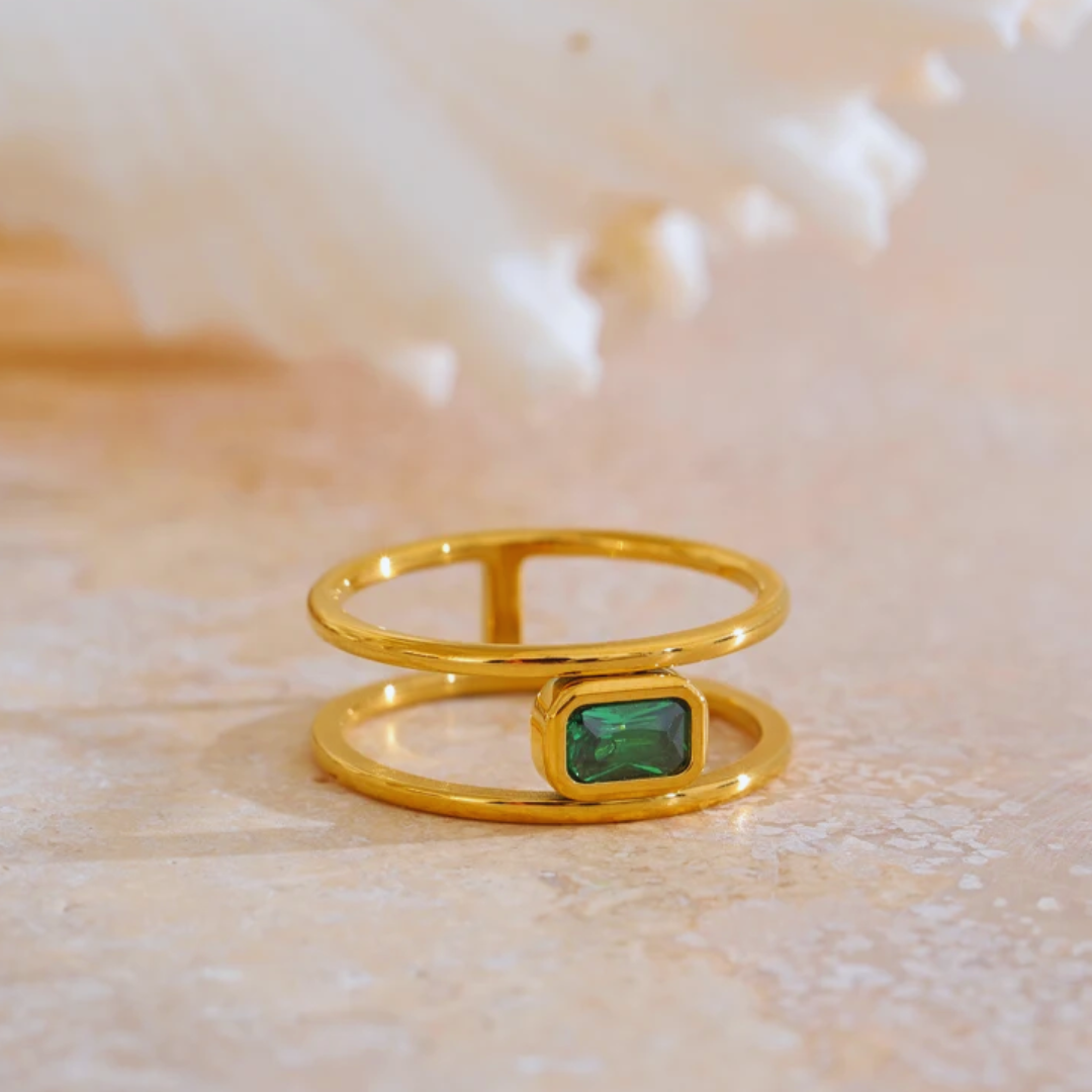 Emergold Birthstone Ring